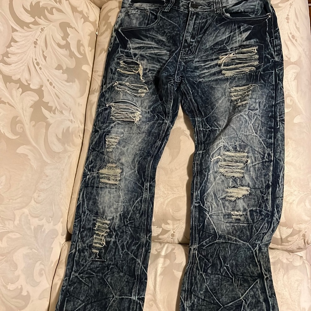 Stone wash jean size 34